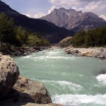 White Water Slalom in French Alps